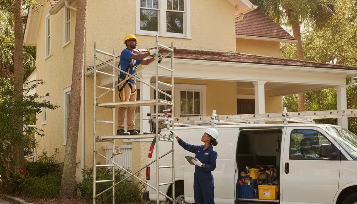 Clearwater FL plumber repairing a sink pipe for a local plumbing service